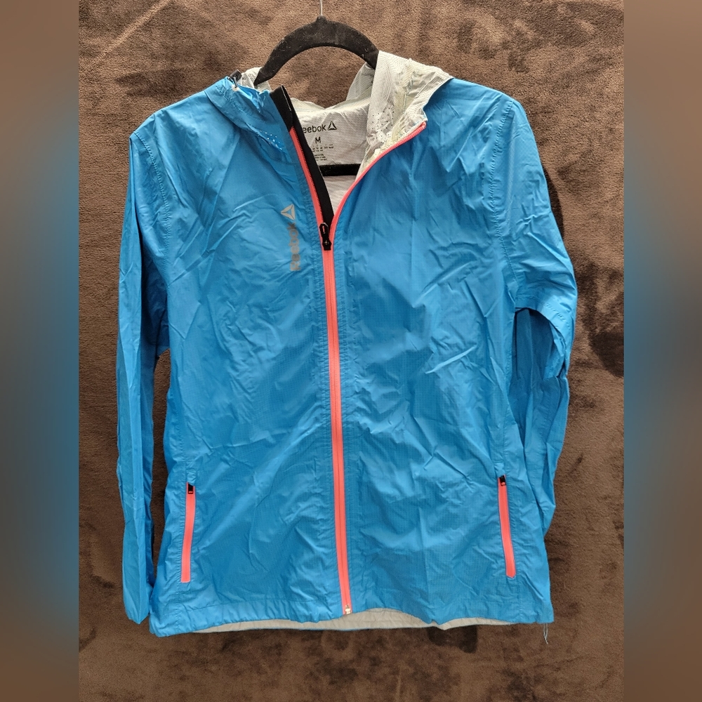 Reebok Women's Medium Bright Blue Lightweight Jacket